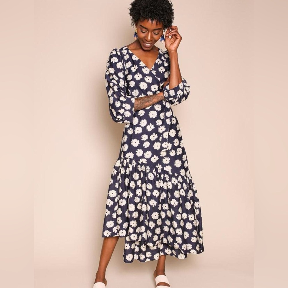 Apiece Apart Bougainvillea Wrap Dress